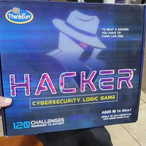 ThinkFun Hacker Cybersecurity Logic Game - Blue